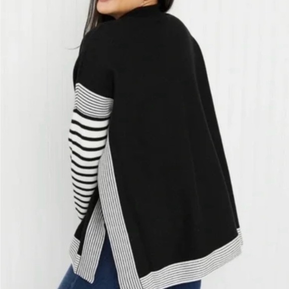 Zenana Outfitters • 1X Mock Neck Poncho Sweater • EUC - Picture 2 of 6